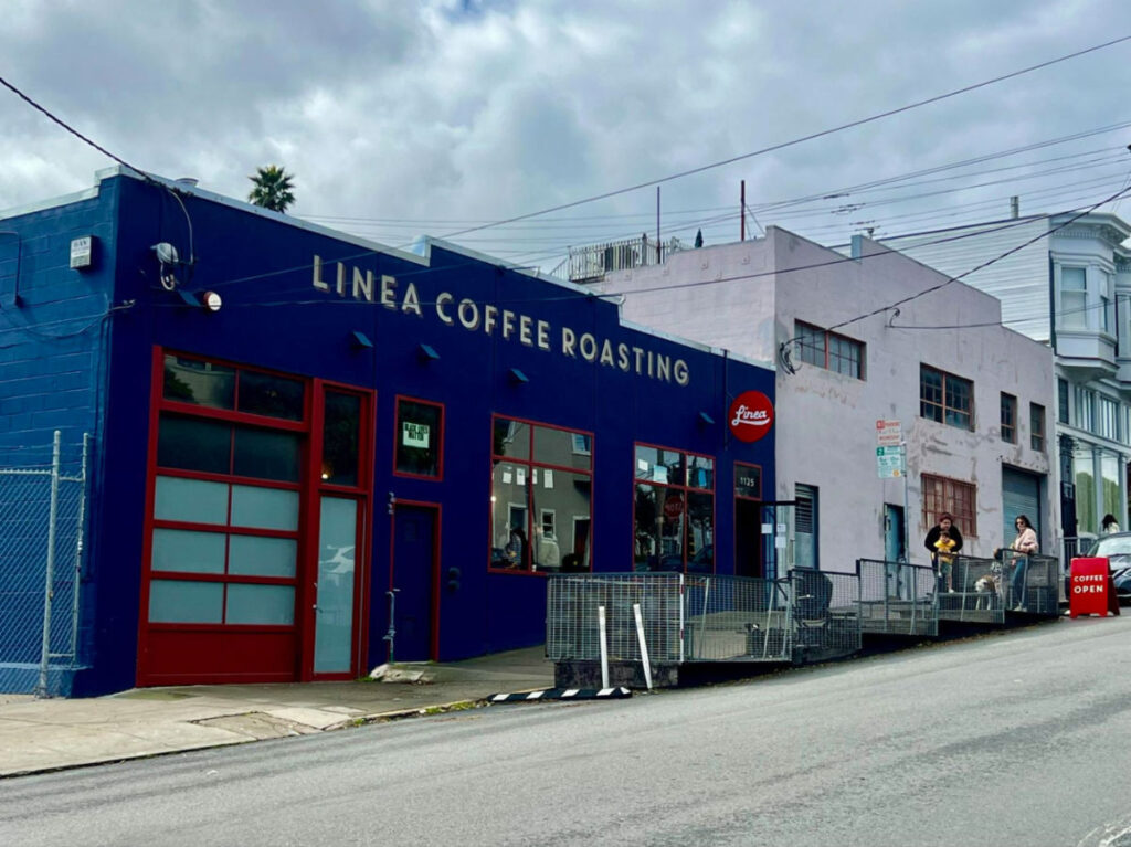 Outside view of the Linea Coffee Roasting