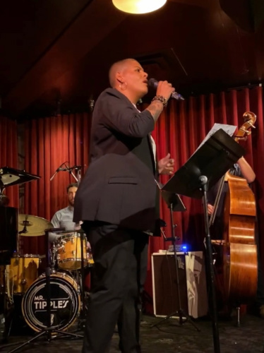View of a live performance at the Mr. Tipple’s Jazz Club