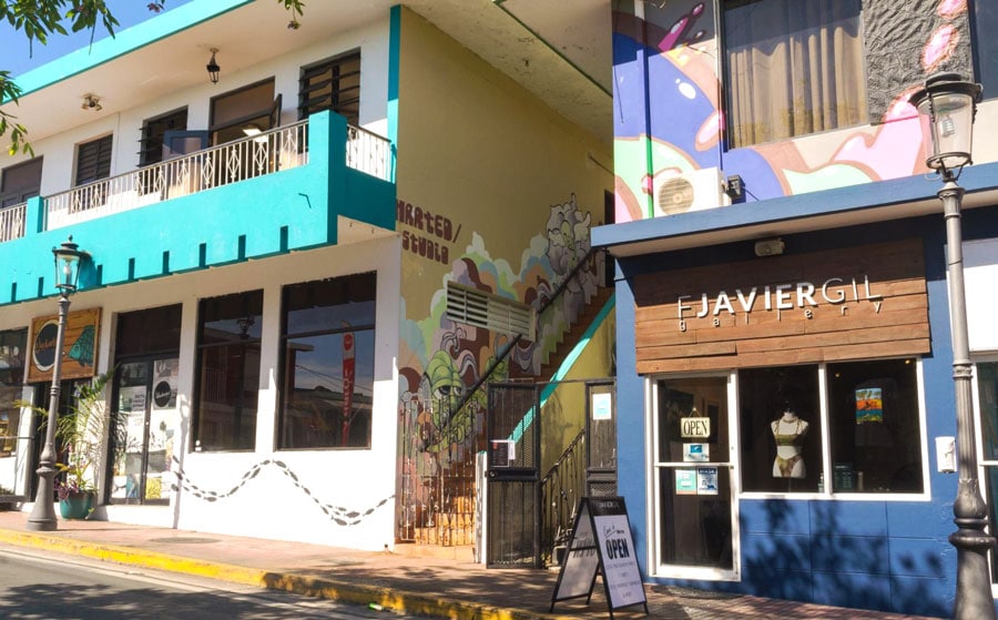 View of the exterior of Local Galleries in Rincon