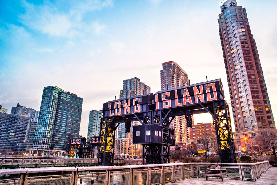 View of the Hunters Point in Long Island City