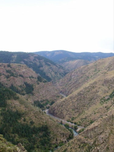 Aerial view of the Lookout Mountain at daytime
