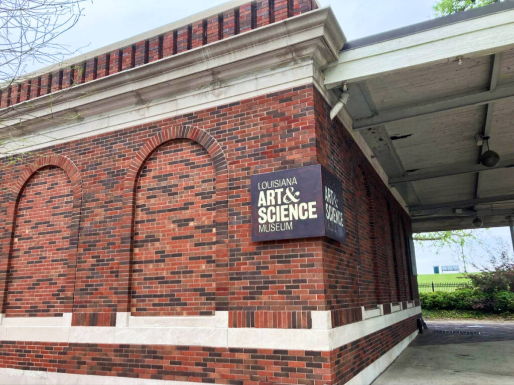 Exterior view of the Louisiana Art & Science Museum