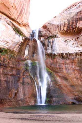 View from the Lower Calf Creek Falls