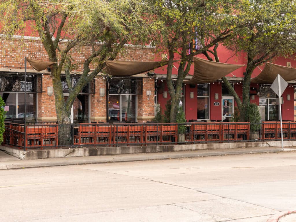 View at the Lower Greenville neighborhood in Texas