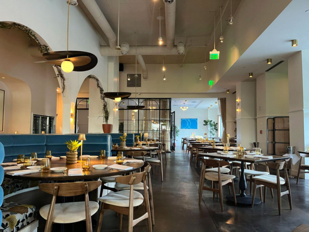 Inside view of Luogo Restaurant