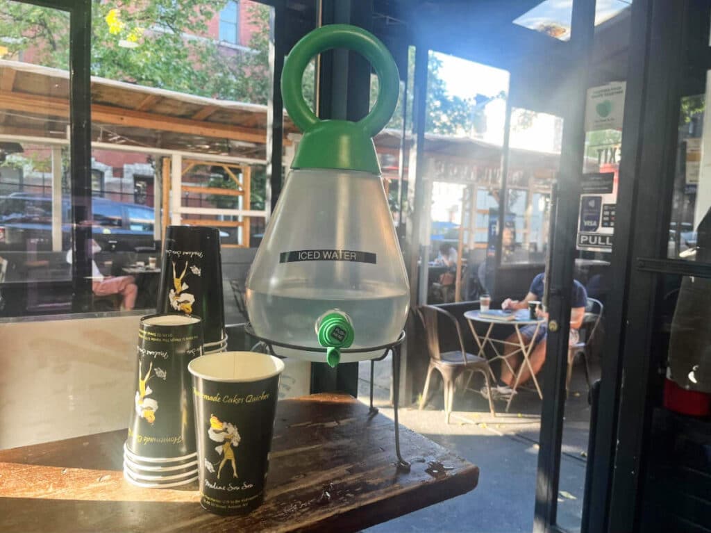 View at the Madame SouSou Cafe