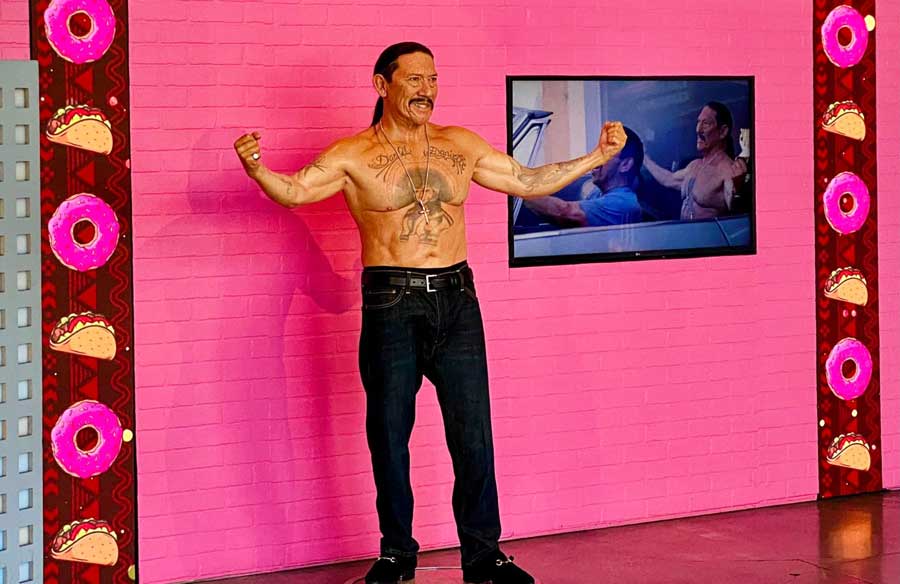 Danny Trejo wax art in Madame Tussauds Museum
