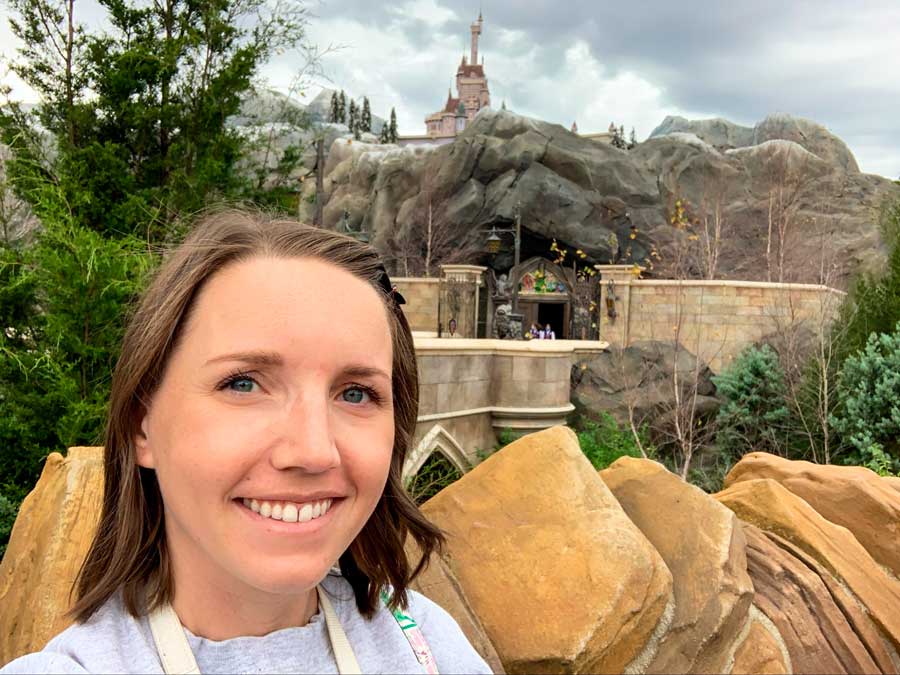 The author taking a selfie in Magic Kingdom