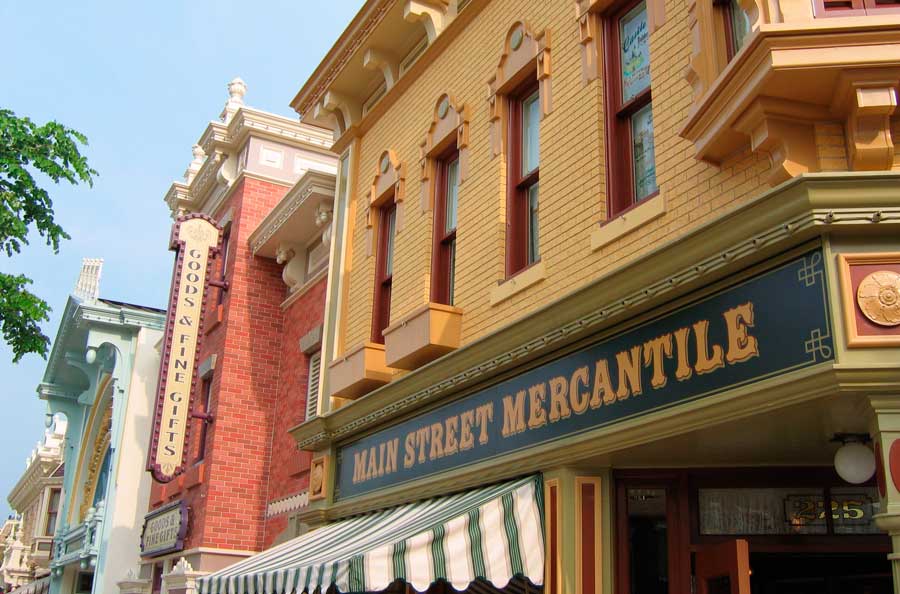 The Main Street Mercantile building on the outside
