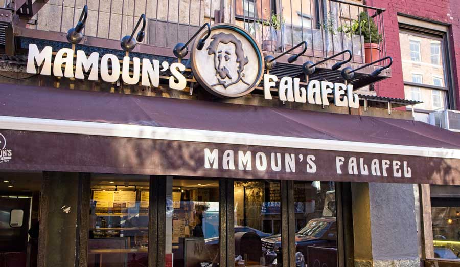The Mamoun’s Falafel from the outside