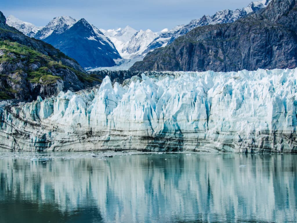 View of the Margerie Glacier in Glacier Bay National Park and Preserve