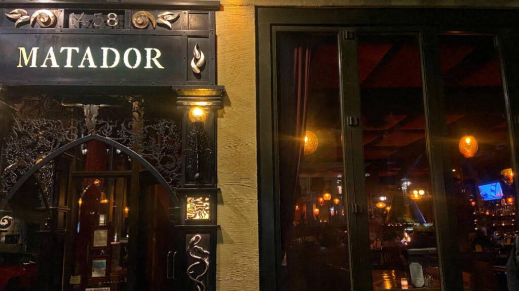 View of the entrance going to Matador Portland