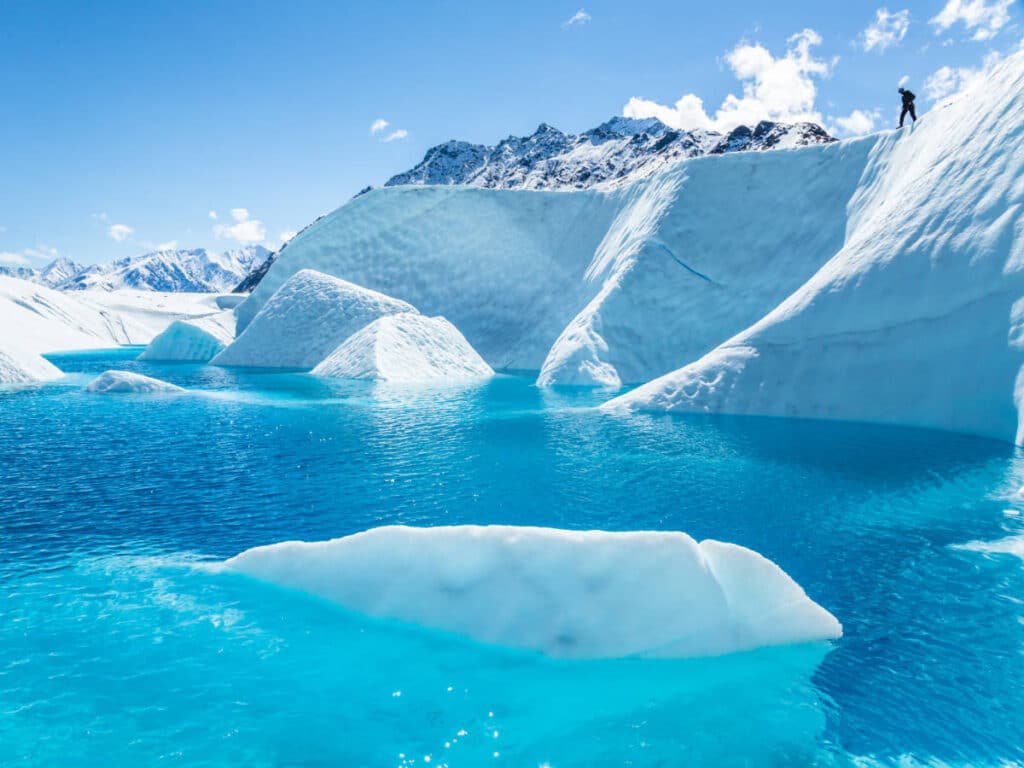 Scenic view at the Matanuska Glacier