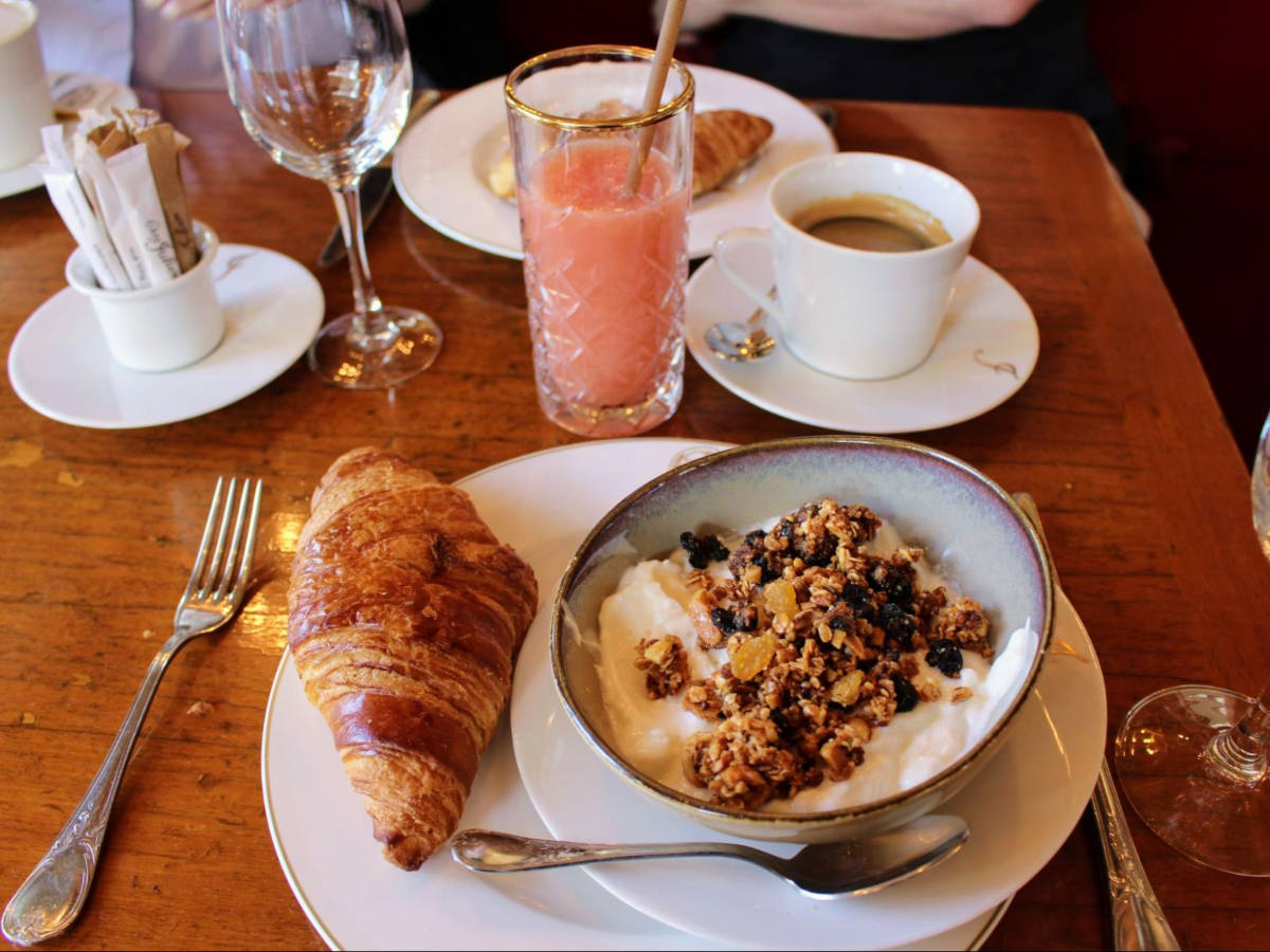 The breakfast meal at Chez Julien