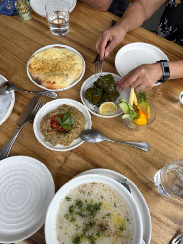 Some of the dishes served at Andros Taverna