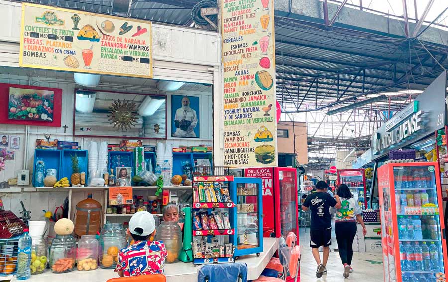 A store in Mercado Juarez during afternoon