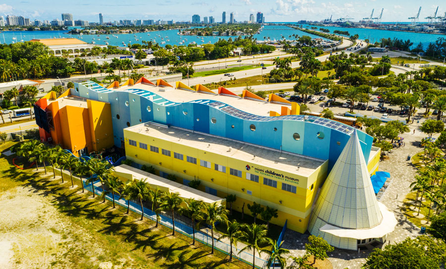 Aerial view of Miami Children’s Museum during daytime