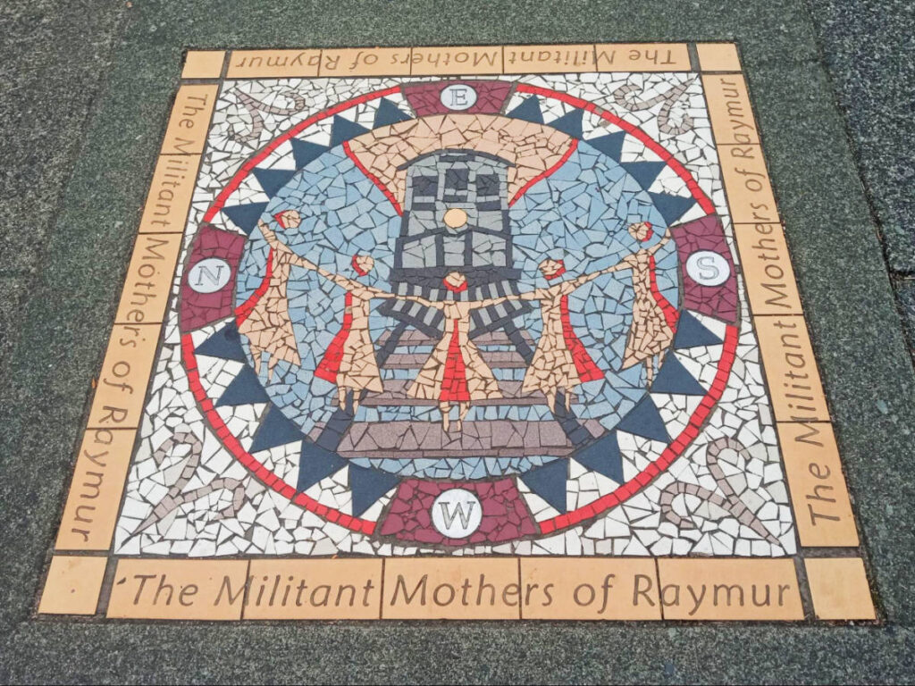 A mosaic about the Militant Mothers of Raymur