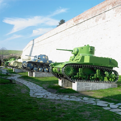 Military Tank at Fortress Kalemegdan