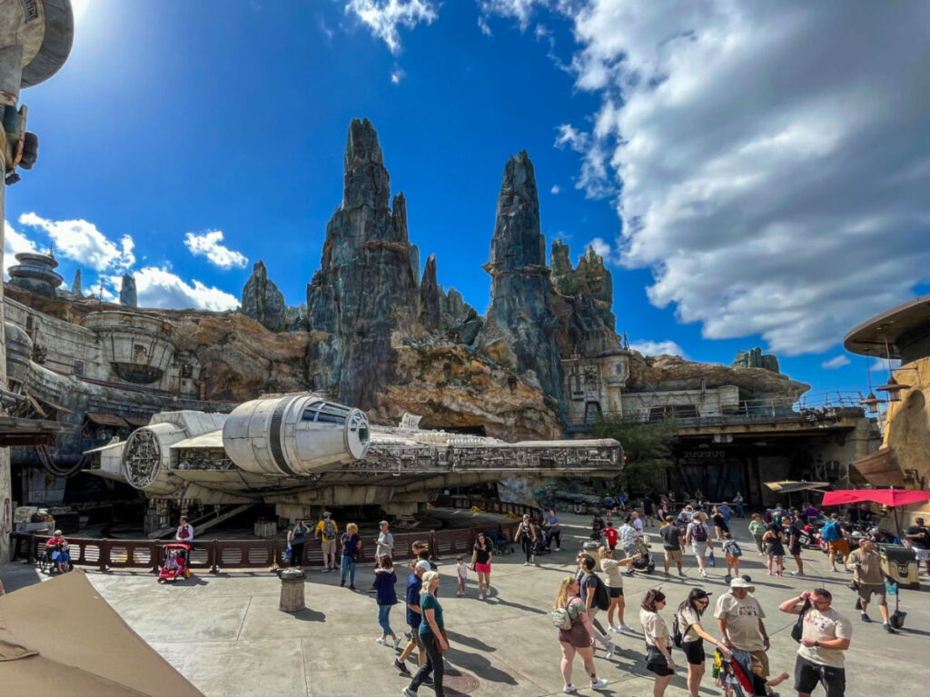 The Millennium Falcon found in Galaxy’s Edge