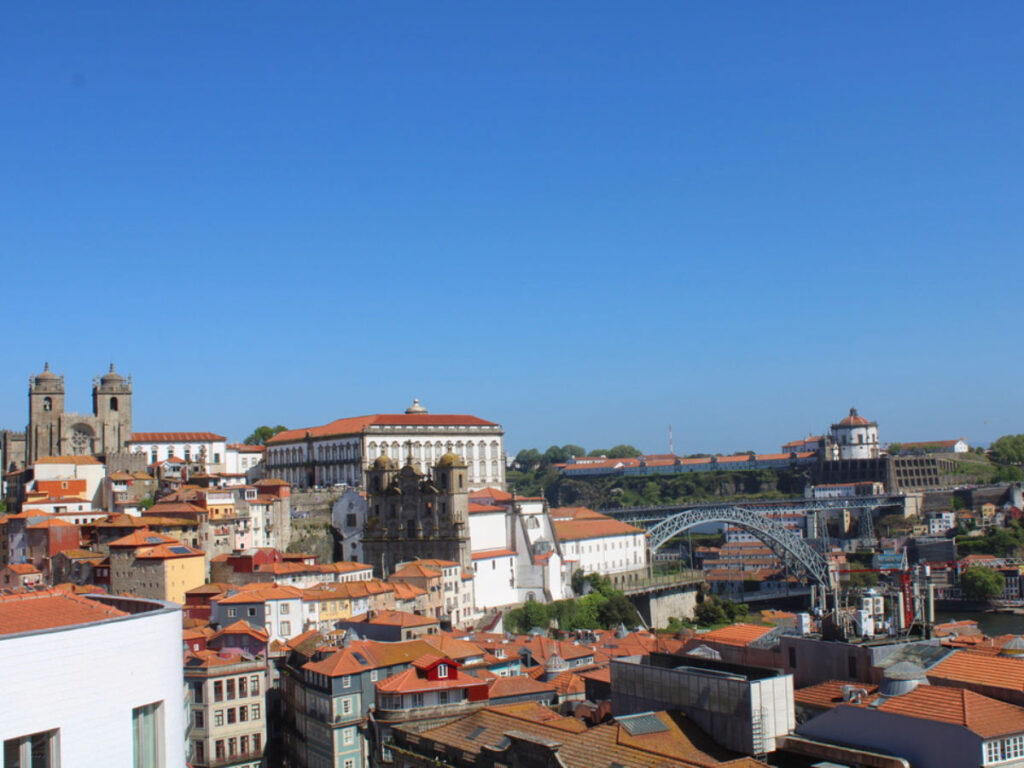 Views over the city from Miradouro da Vitoria