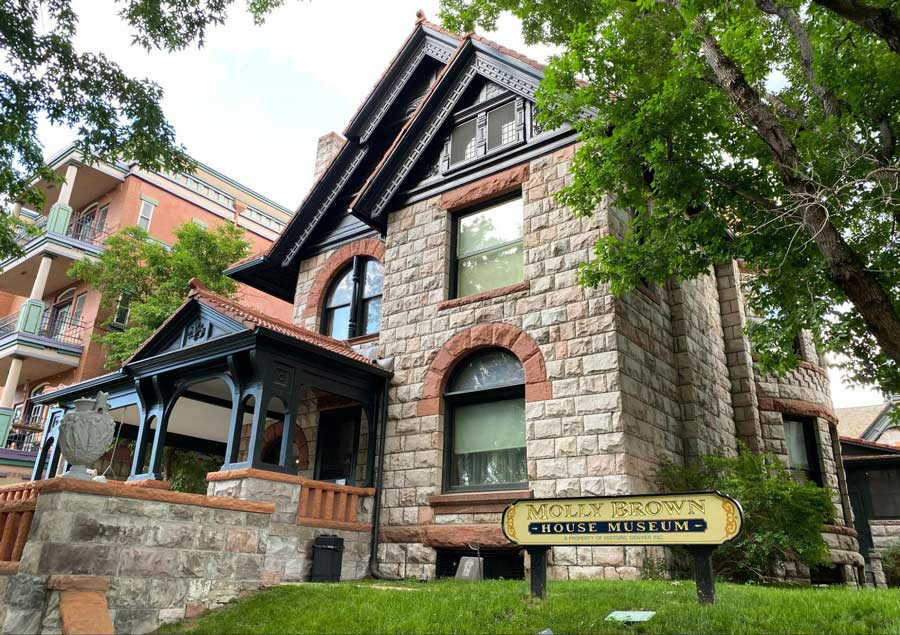 The Molly Brown House Museum from the outside