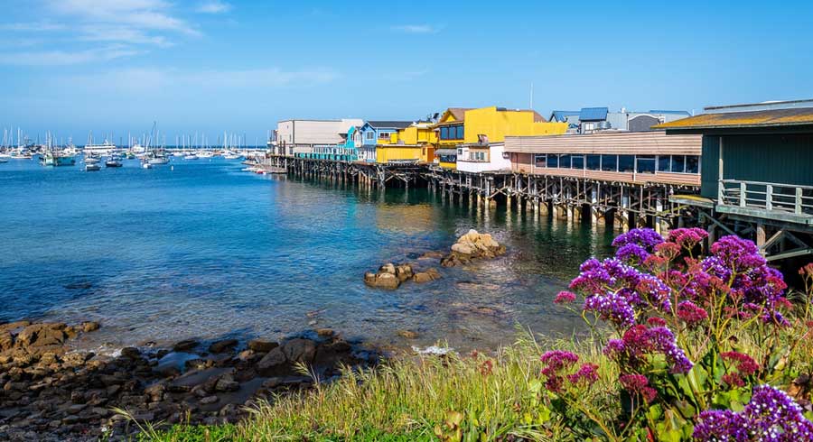 View from the Monterey Bay in California