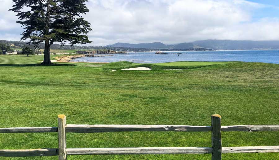 View from the Morro Bay Golf Course during a sunny day