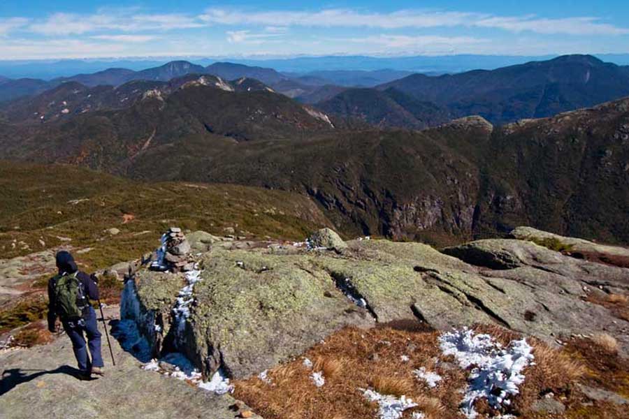View from the top of Mount Marcy