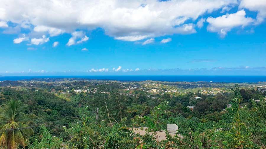 Overlooking view of Aguada from the mountain