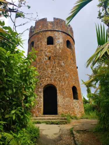 The Mt. Britton Tower from the outside