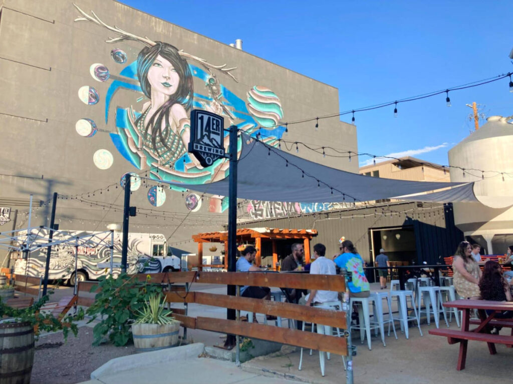 The street art and craft breweries at RiNo