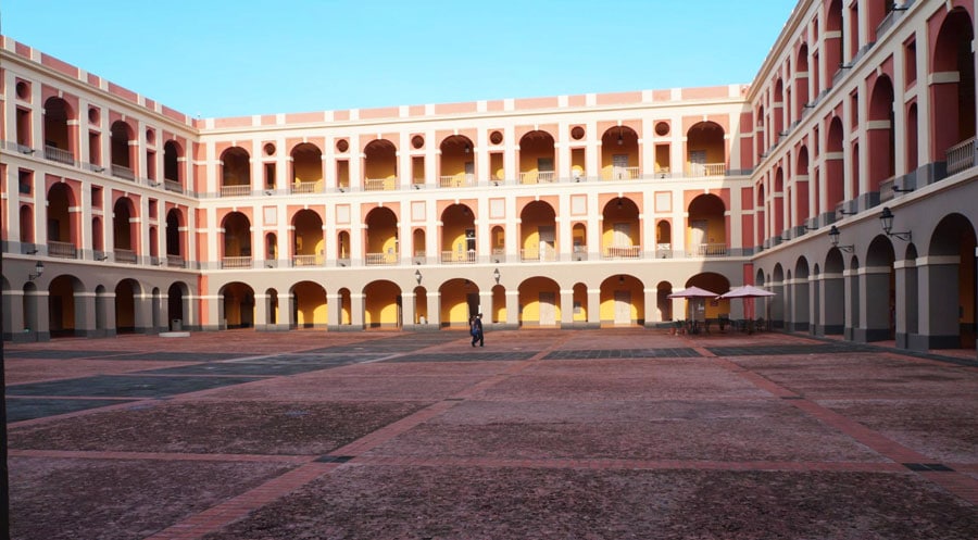 View of the historic El Museo Las Americas