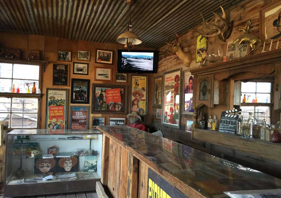 View from the inside of a Western Museum
