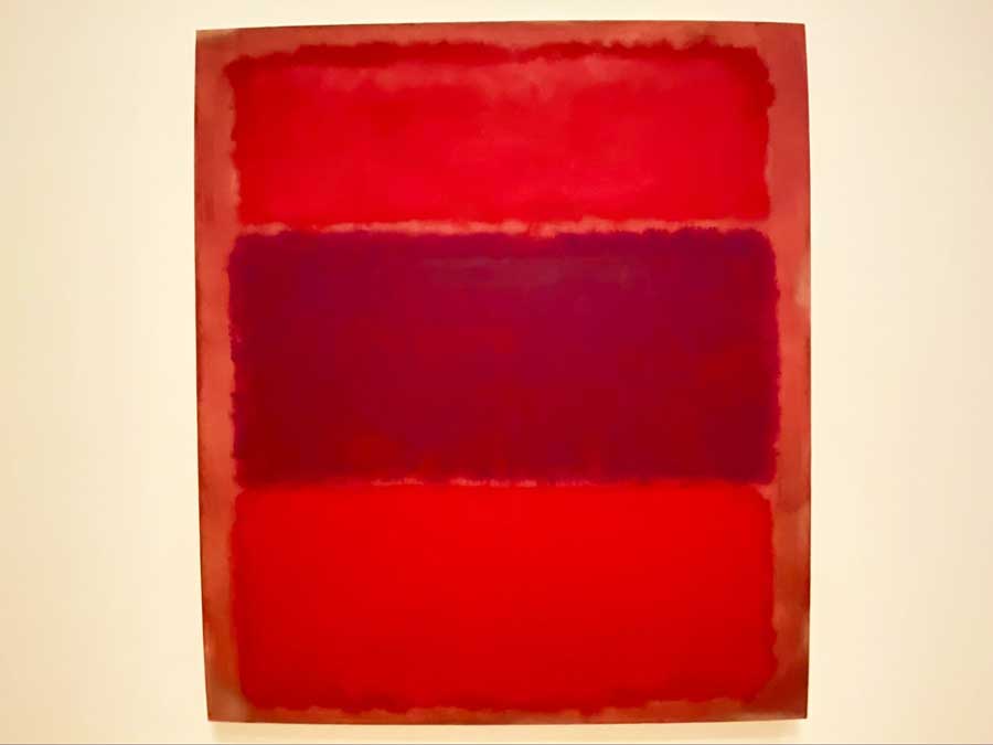 No. 301 by Mark Rothko displayed in Museum of Contemporary Art