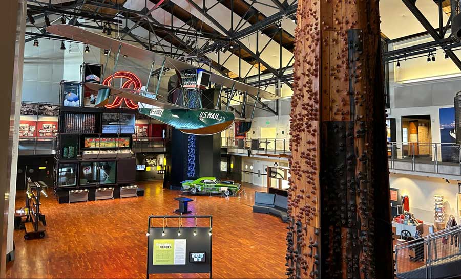 View from the inside of Museum of History and Industry