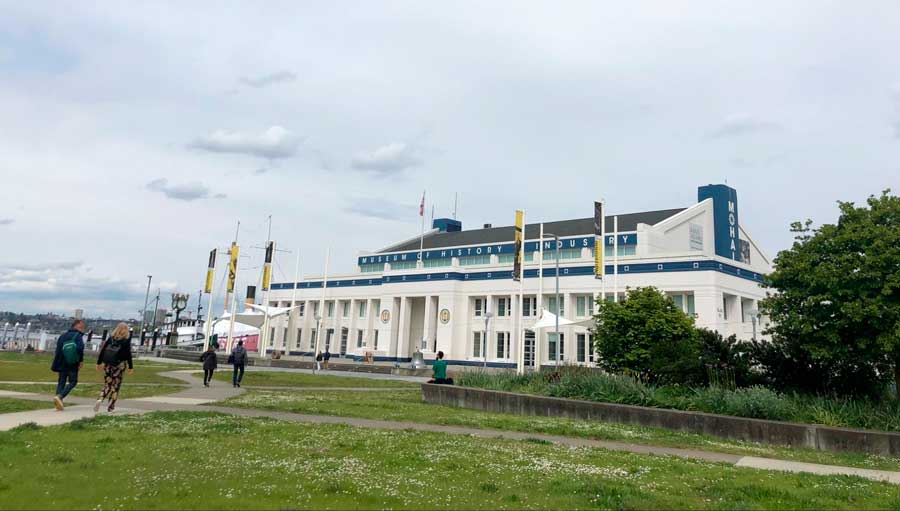 The Museum of History and Industry from the outside
