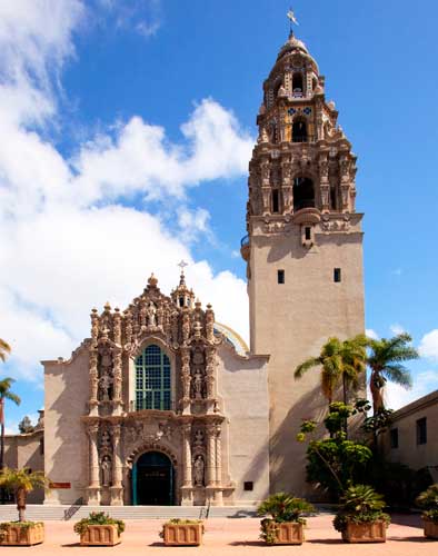 View of the building in San Diego that houses the Museum of Us