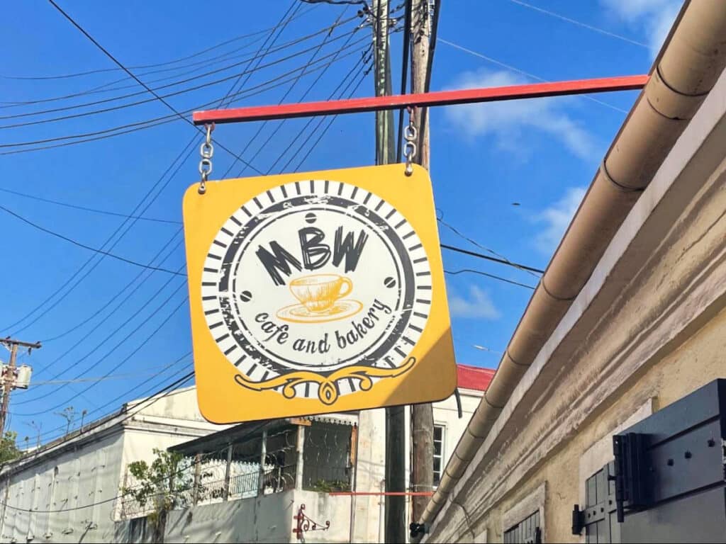 A signage of My Brother’s Workshop