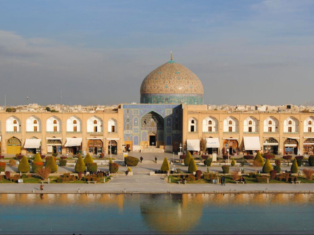 View of the Naqsh-e Jahan Square in Isfahan