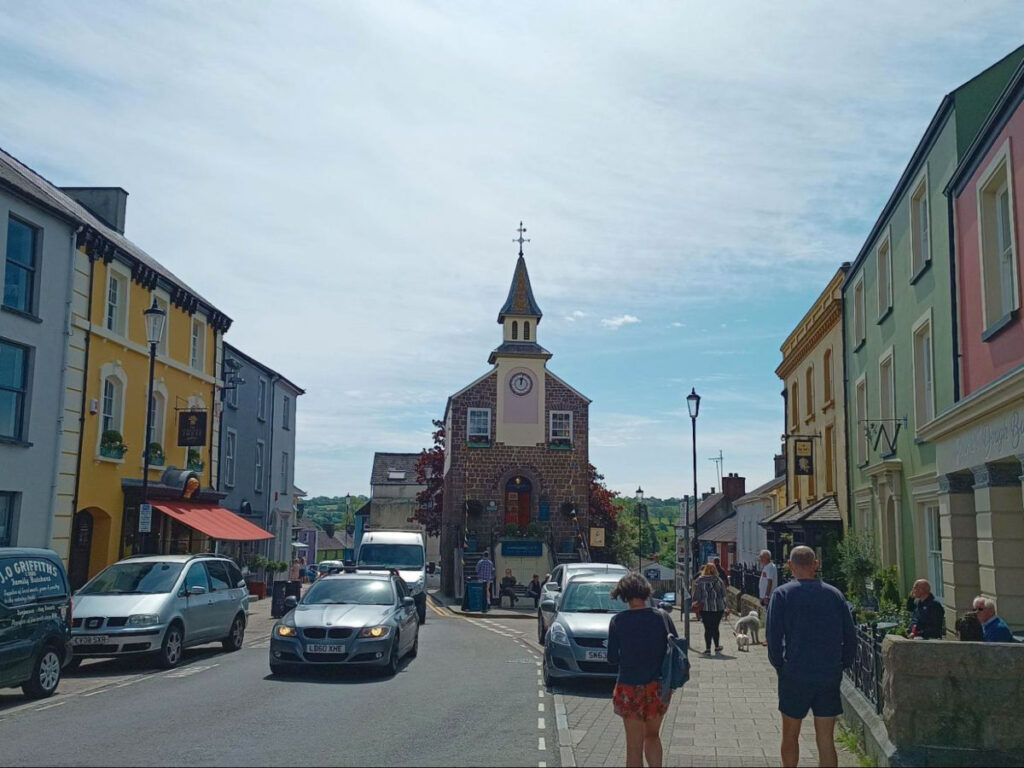 View of a street in Narberth