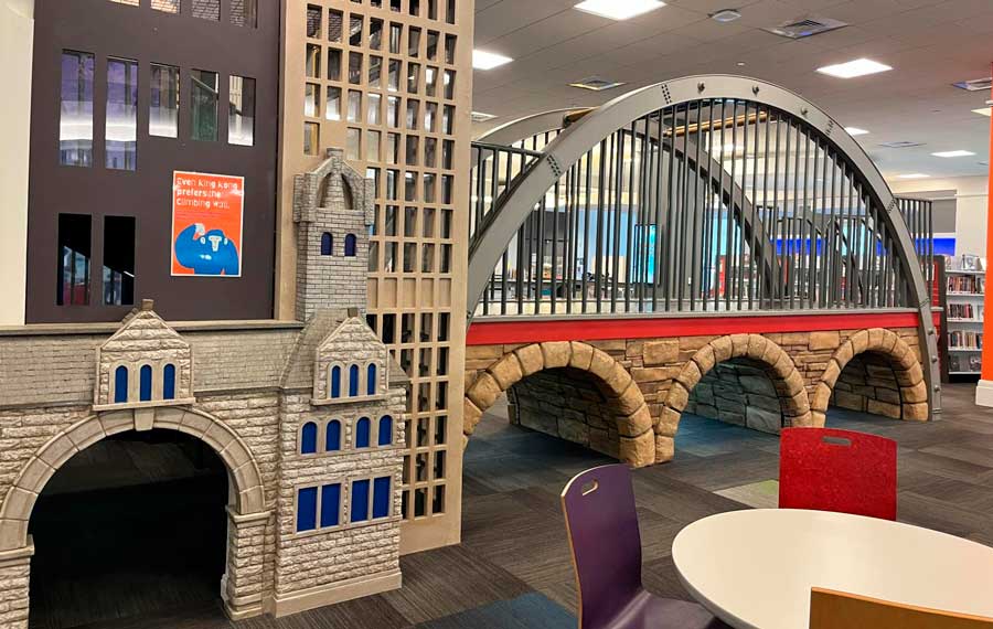 View from the inside Nashville Public Library