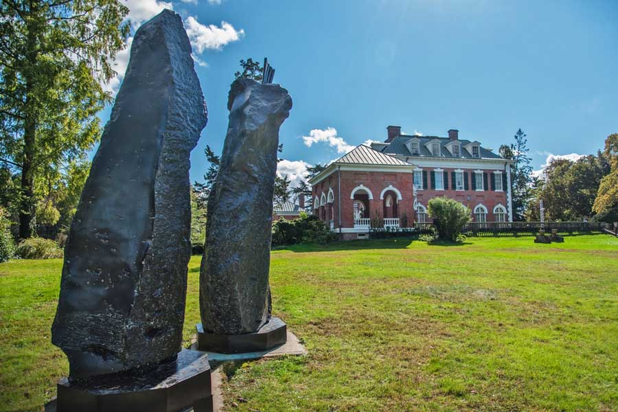 The Nassau County Museum of Art from the outside