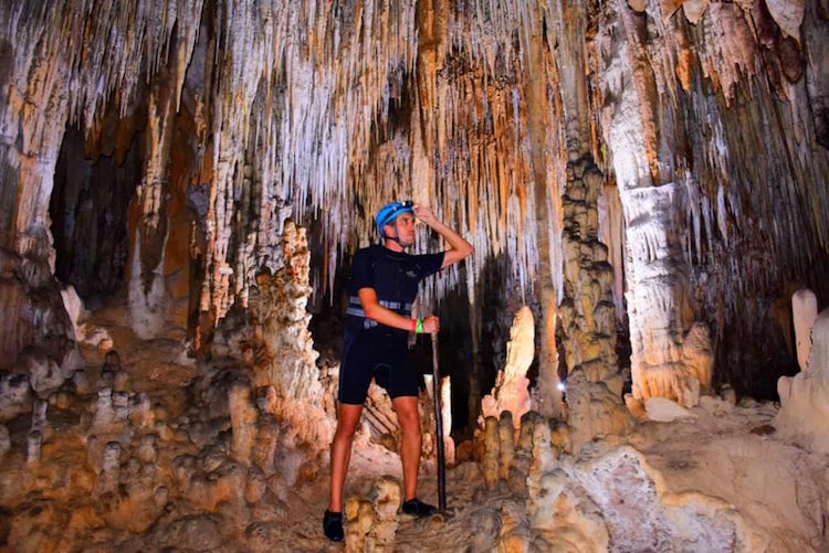 Travel Lemming founder, Nate Hake posing for a photo in Rio Secreto