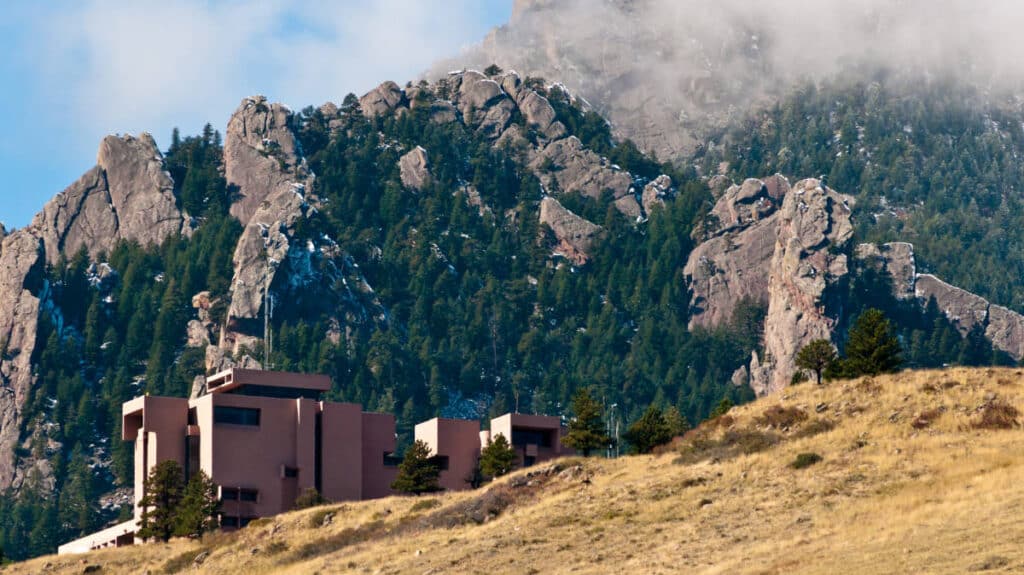 View at the National Center for Atmospheric Research from the outside