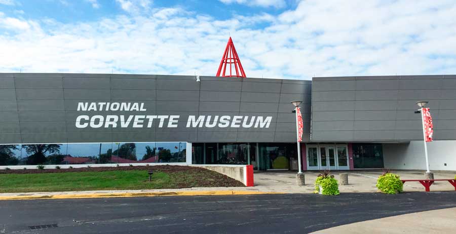 The National Corvette Museum from the outside