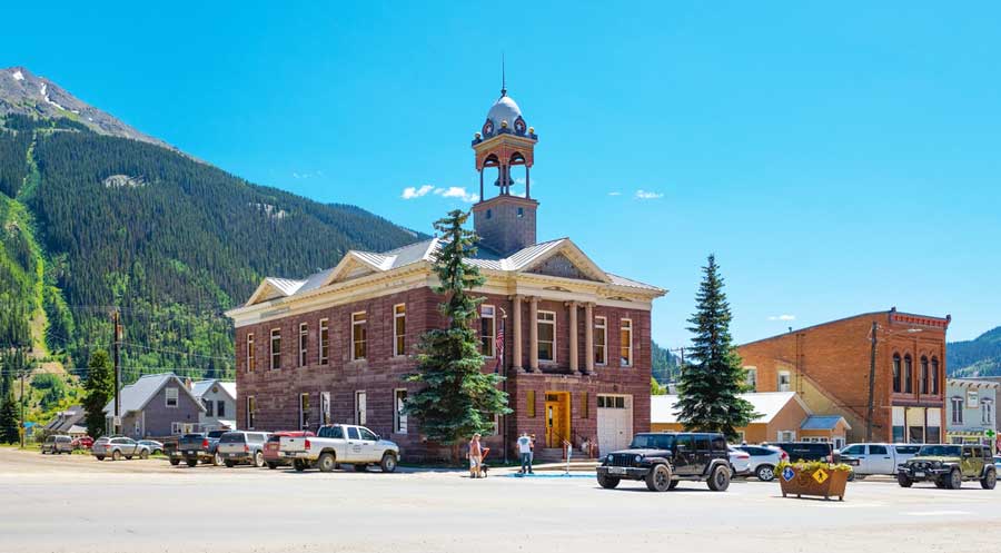 View from the National Historic Landmark District in Silverton