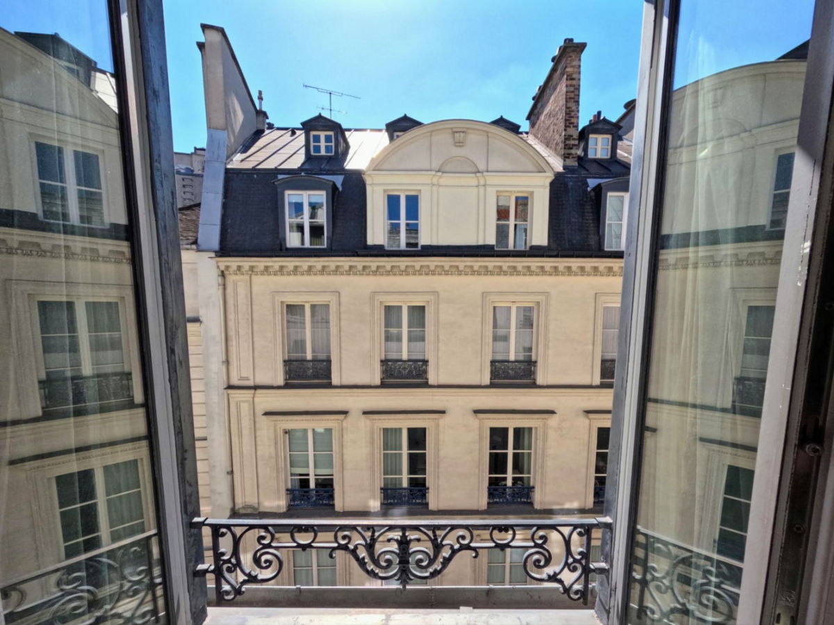 A very pretty view of the neighborhood from our window