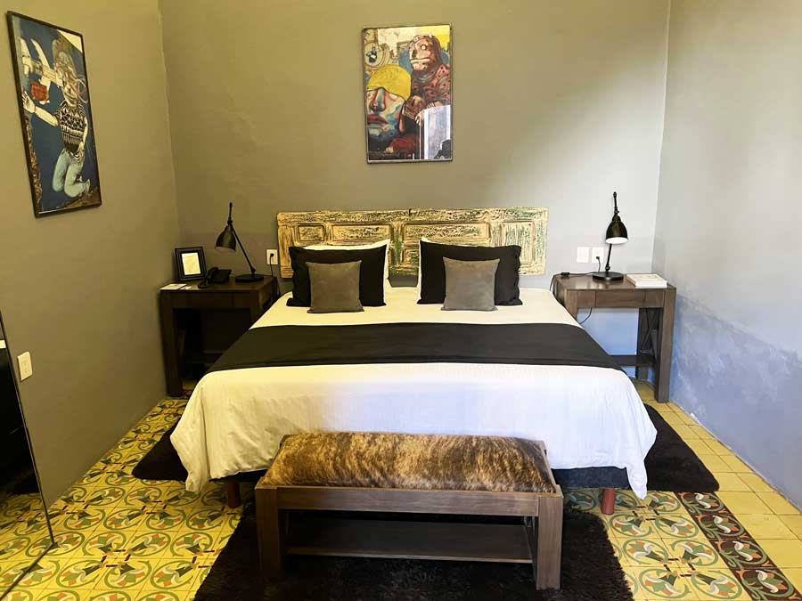 A bed for two in Nena Hotel Boutique