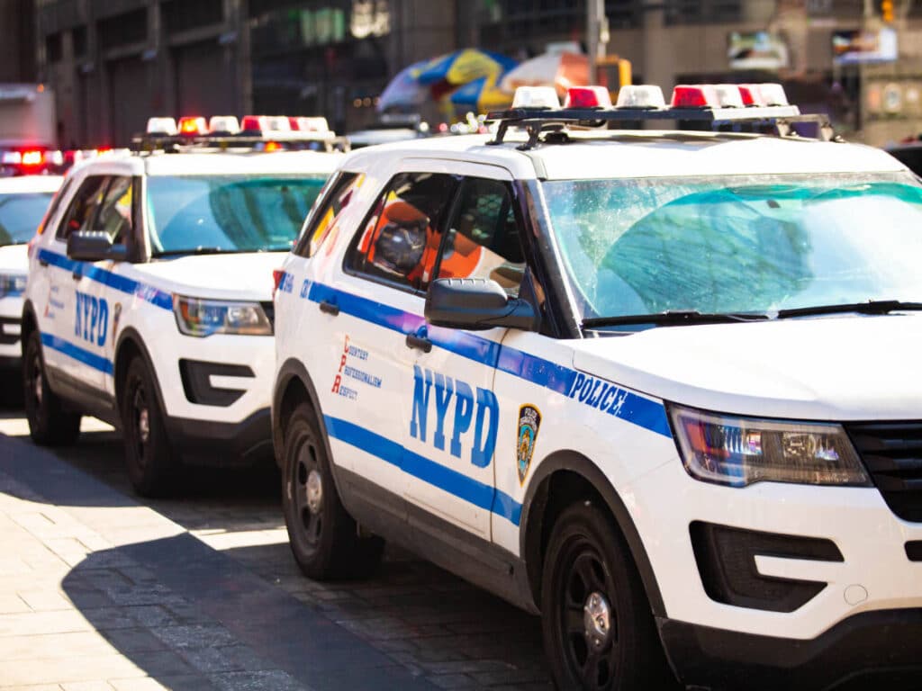 Police cars of the New York City Police Department
